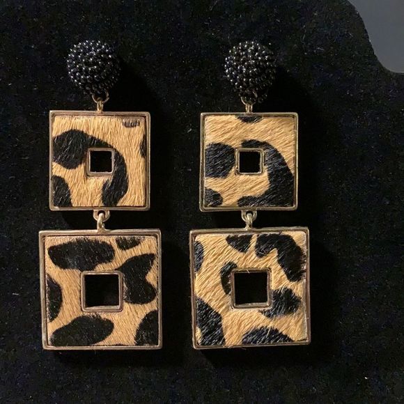 Francesca's Collections Jewelry - Francescas Leopard Post Earrings